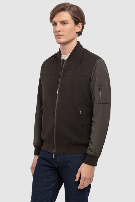 бомбер limited edition из проверенных материалов спереди