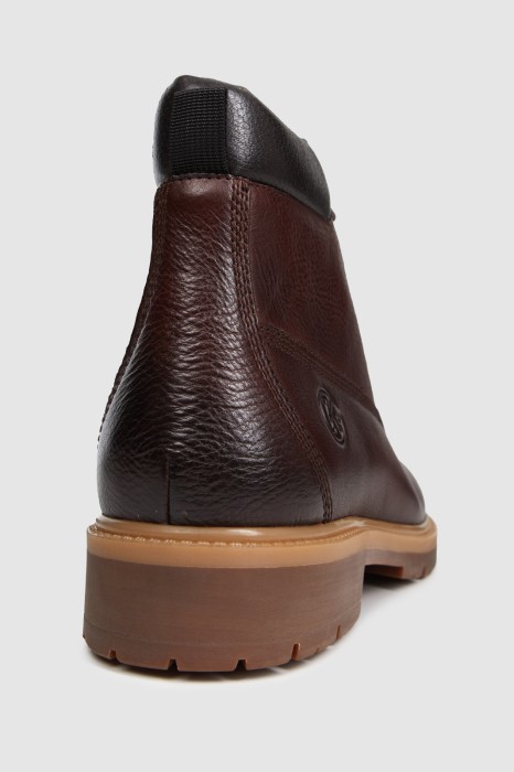 ботинки из натуральной кожи из россии вид сбоку