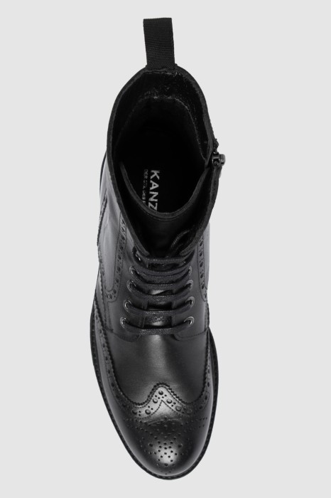 ботинки из натуральной кожи от бренда kanzler вид слева