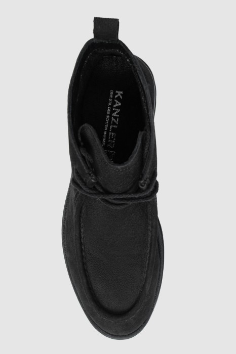 ботинки из натуральной кожи от бренда kanzler вид слева