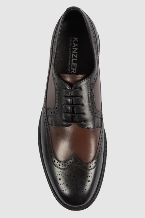 броги из натуральной кожи от бренда kanzler вид слева