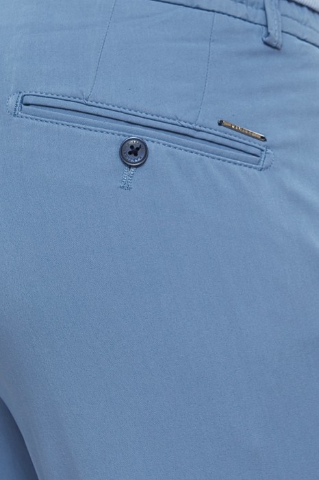 брюки чинос голубые от бренда kanzler вид слева