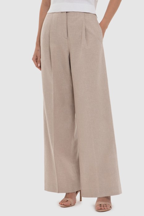 брюки из хлопка и льна фотография