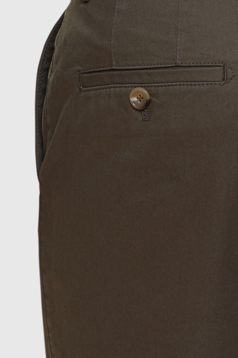 брюки из хлопка от бренда kanzler вид слева