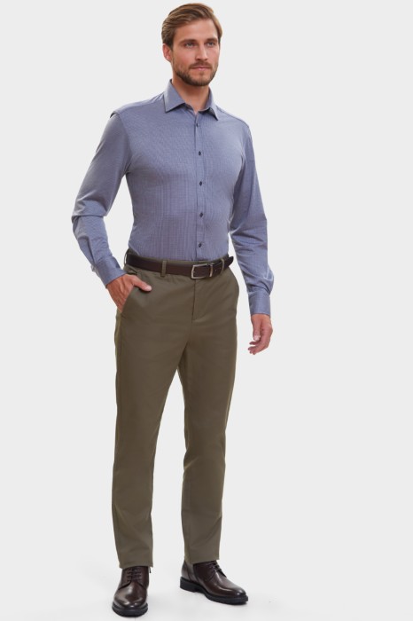 брюки из хлопка по цене 6990 руб вид справа