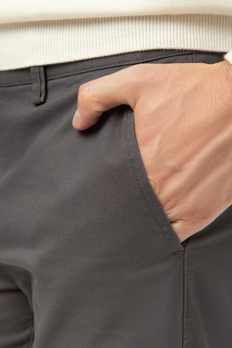 брюки из хлопка от бренда kanzler вид слева