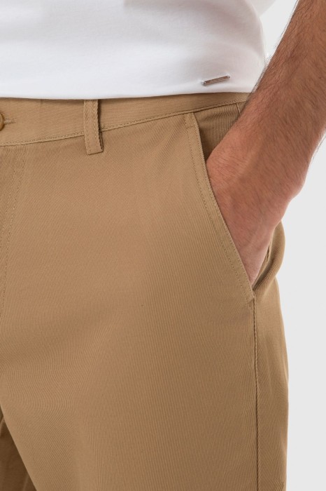 брюки из хлопка от бренда kanzler вид слева