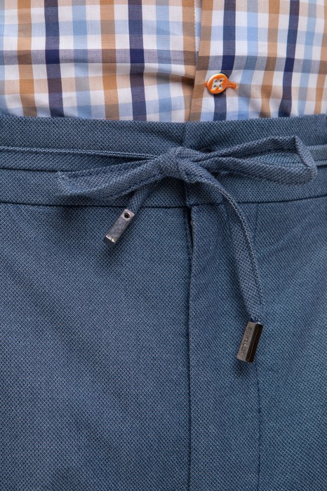 брюки из хлопка от бренда kanzler вид слева