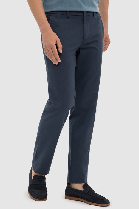 брюки из хлопка из россии вид сбоку