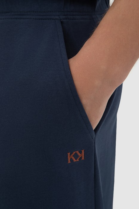 брюки из хлопка от бренда kanzler вид слева