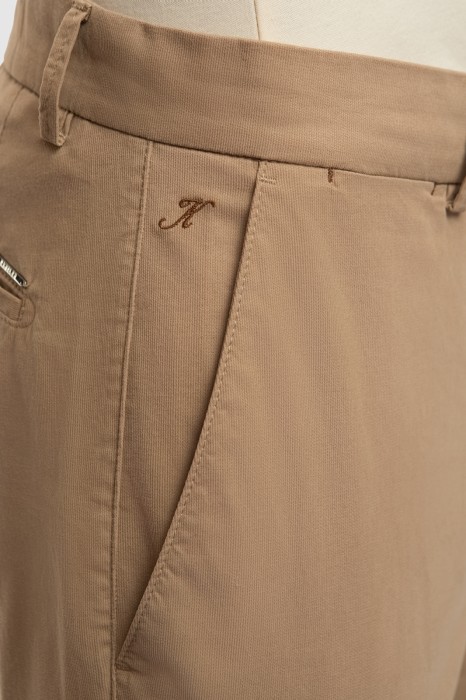 брюки из хлопка от бренда kanzler вид слева