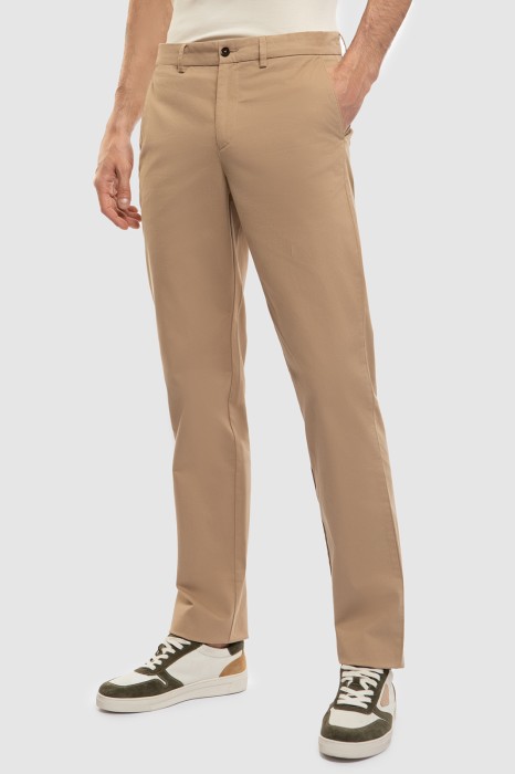 брюки из хлопка из россии вид сбоку