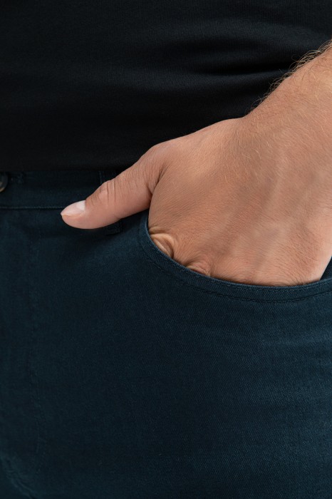 брюки из хлопка от бренда kanzler вид слева