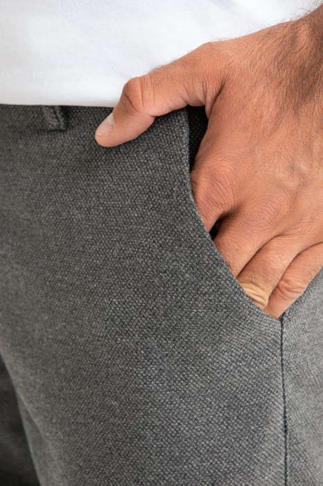 брюки из хлопка от бренда kanzler вид слева