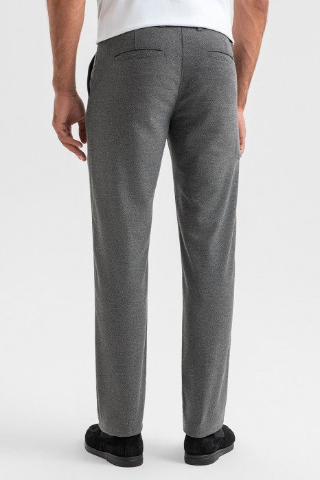 брюки из хлопка из россии вид сбоку