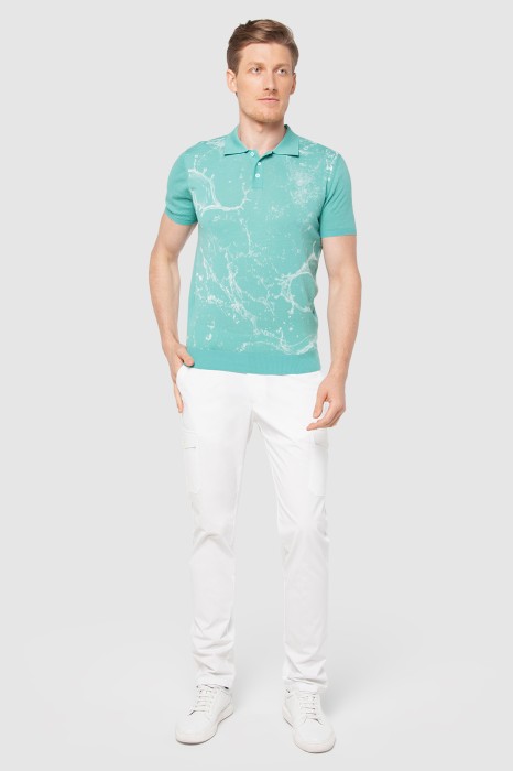 брюки из хлопка из россии вид сбоку