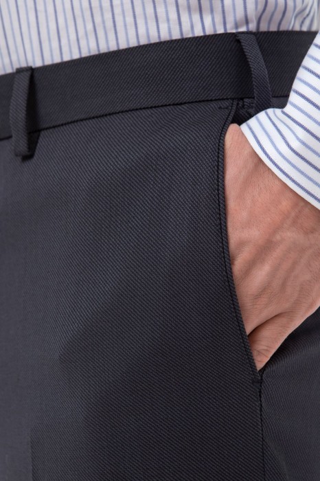 брюки из шерсти, устойчивой к сминанию от бренда kanzler вид слева