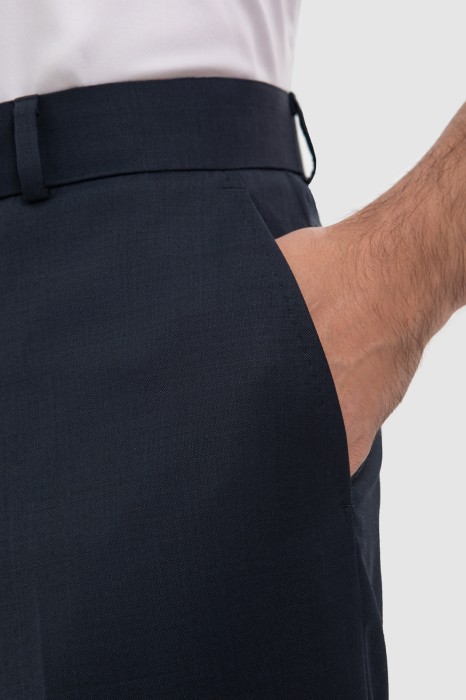 брюки из шерсти, устойчивой к сминанию от бренда kanzler вид слева