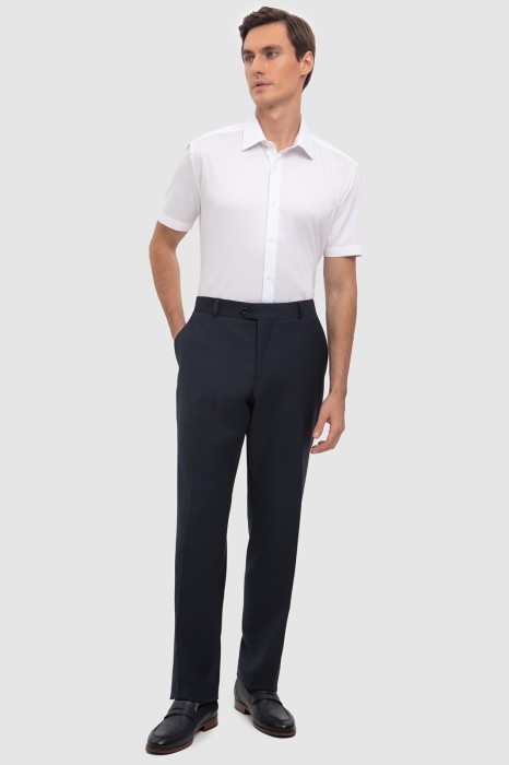 брюки из шерсти, устойчивой к сминанию из россии вид сбоку