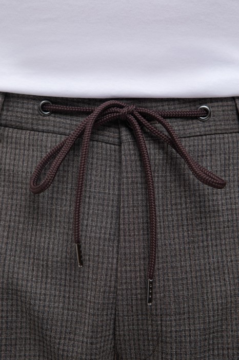 брюки из шерсти, устойчивой к сминанию от бренда kanzler вид слева