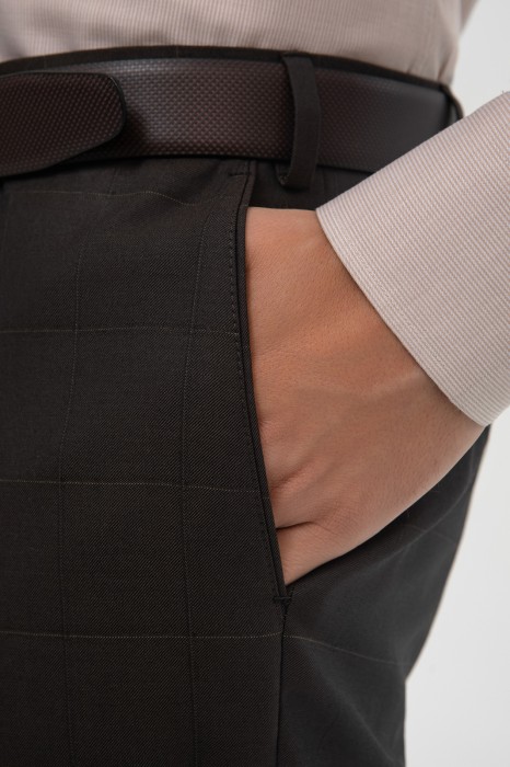 брюки из шерсти от бренда kanzler вид слева