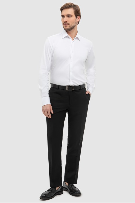 брюки из шерсти из россии вид сбоку