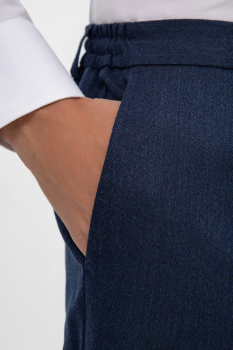 брюки из шерсти от бренда kanzler вид слева