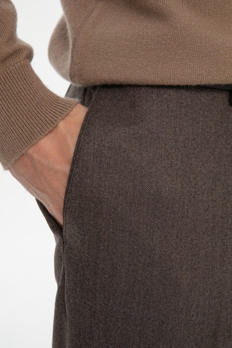 брюки из шерсти от бренда kanzler вид слева