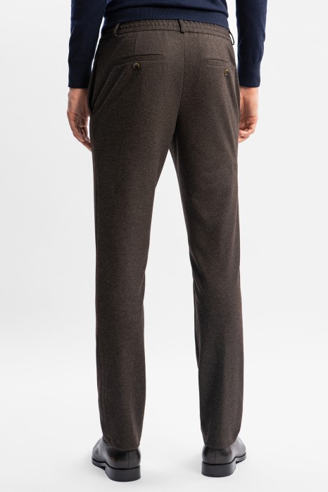 брюки из смесовой шерсти из россии вид сбоку