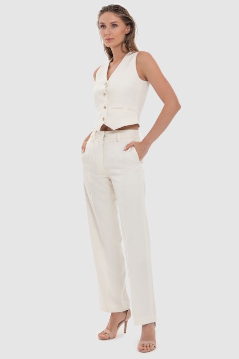 брюки из смесовой шерсти из россии вид сбоку