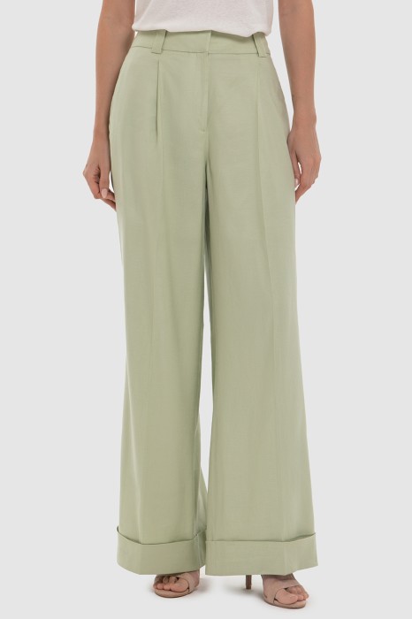 брюки изо льна и вискозы фотография