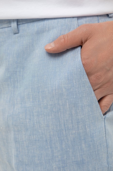 брюки изо льна от бренда kanzler вид слева