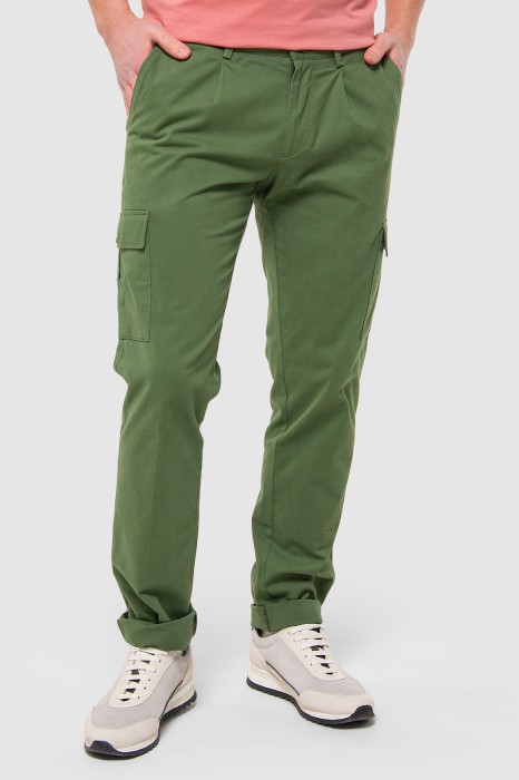 брюки-карго из хлопка фотография