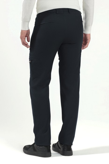 брюки-карго из шерсти limited edition от бренда kanzler вид слева