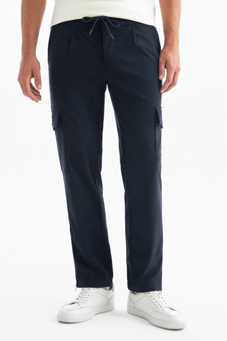 брюки-карго из вельвета на кулиске limited edition фотография