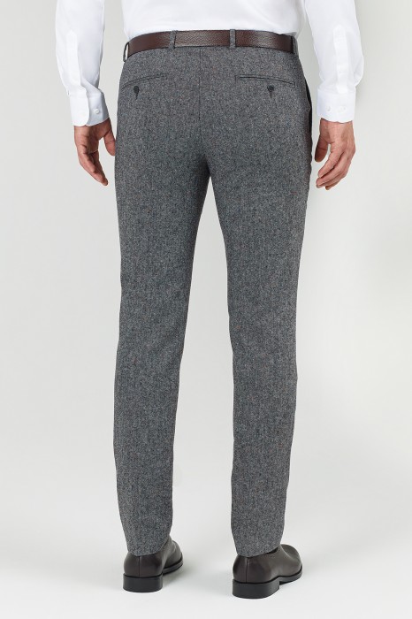 брюки limited edition из итальянской шерстяной ткани bottoli по цене 24990 руб вид справа