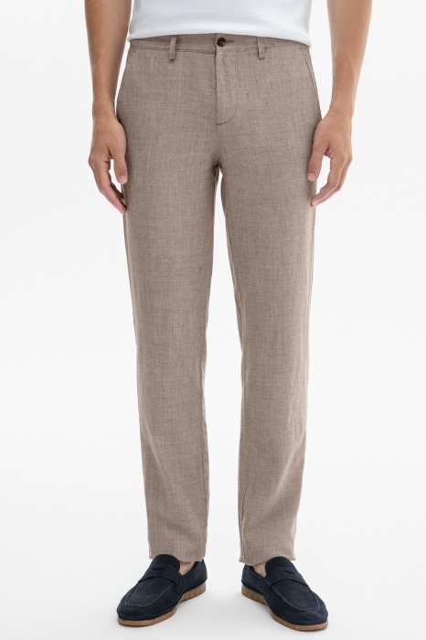 брюки limited edition изо льна и шерсти фотография