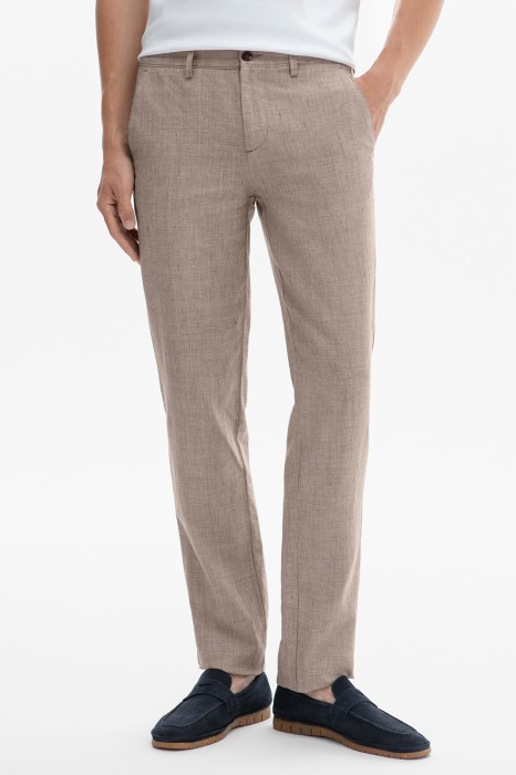 брюки limited edition изо льна и шерсти по цене 12990 руб вид справа