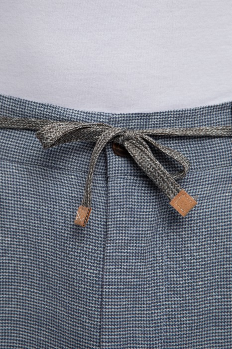 брюки limited edition изо льна от бренда kanzler вид слева