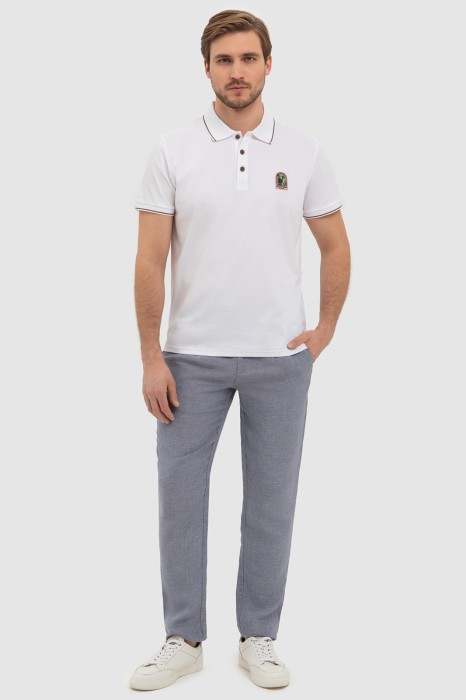 брюки limited edition изо льна из льна спереди