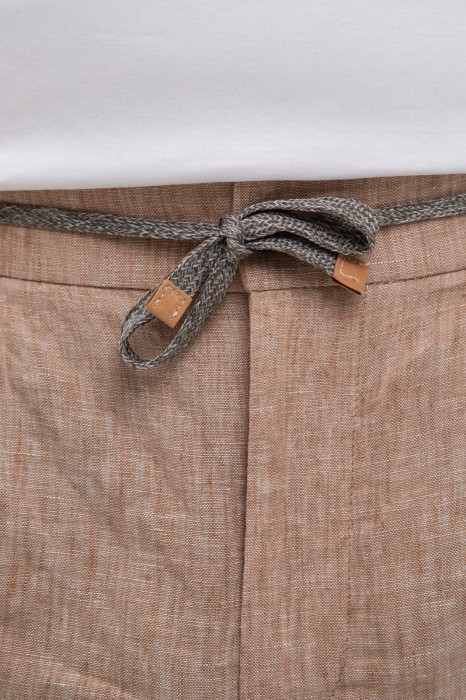 брюки limited edition изо льна от бренда kanzler вид слева