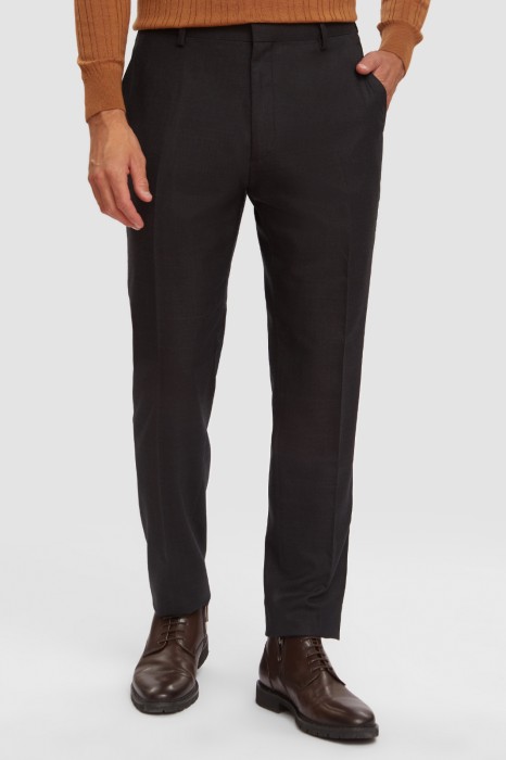 брюки limited edition в клетку из шерсти и кашемира, устойчивые к сминанию фотография