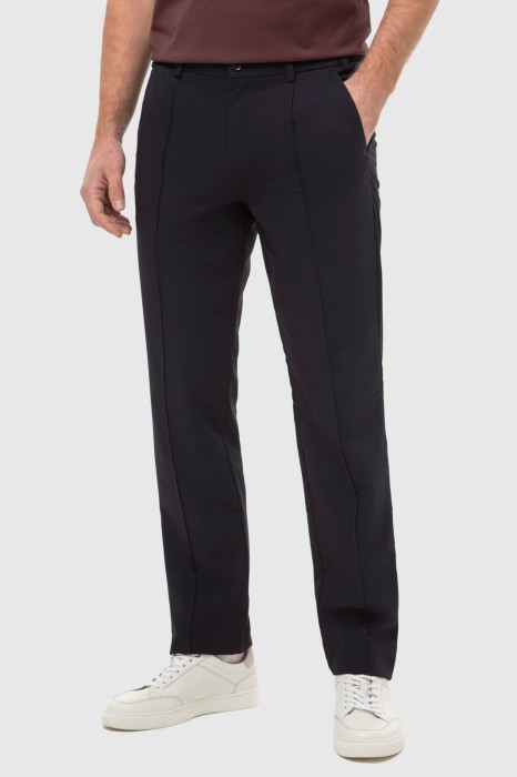 брюки с отстроченными стрелками фотография