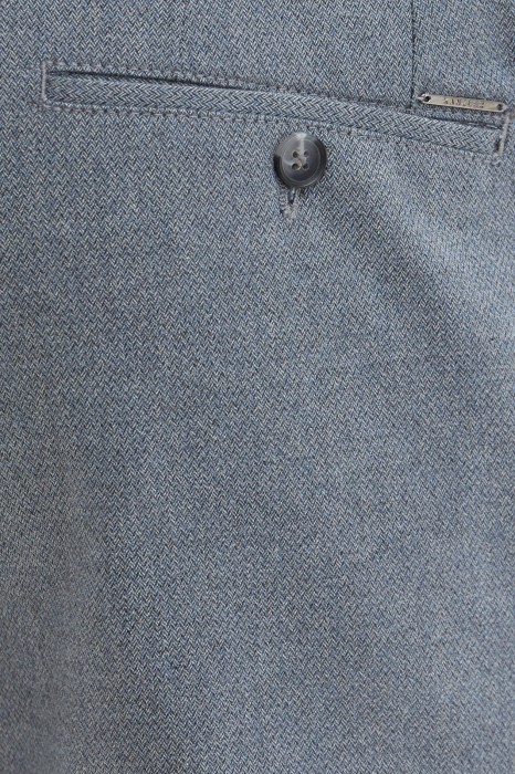 брюки с узором шеврон от бренда kanzler вид слева