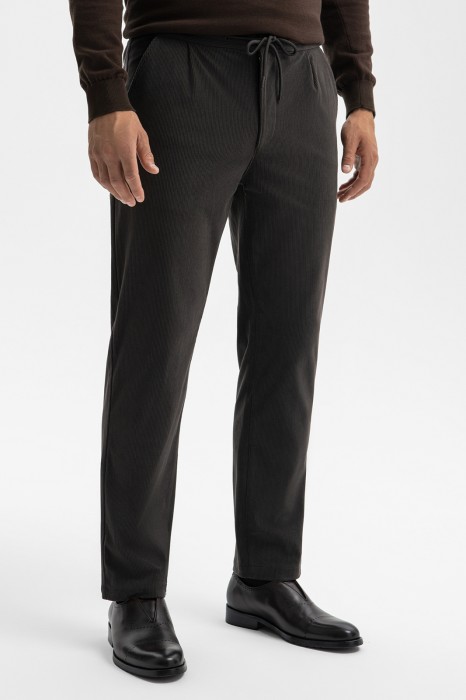 брюки вельветовые на кулиске фотография