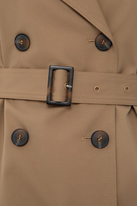 двубортный тренч утепленный по цене 16990 руб вид справа