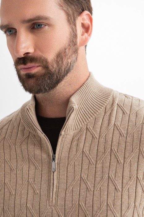 джемпер из хлопка и кашемира от бренда kanzler вид слева