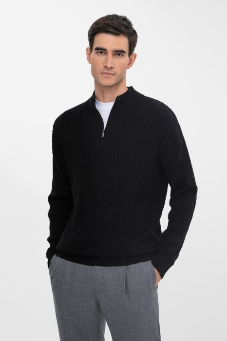 джемпер из хлопка и кашемира фотография