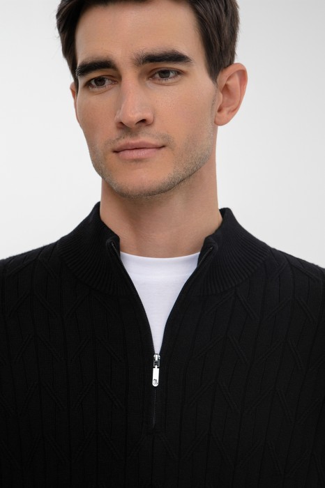 джемпер из хлопка и кашемира от бренда kanzler вид слева