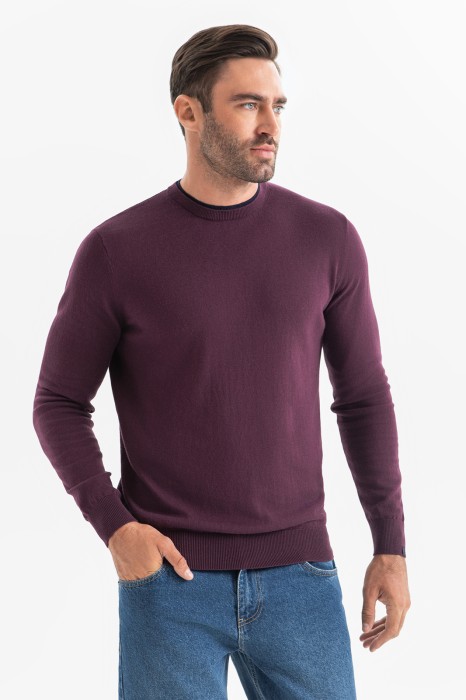 джемпер из хлопка и кашемира фотография